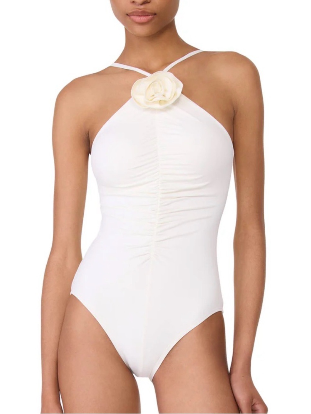 Kate Spade Rosette High Neck One Piece Swimsuit Size Small